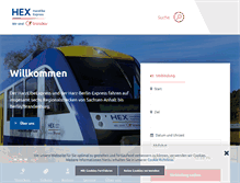 Tablet Screenshot of hex-online.de